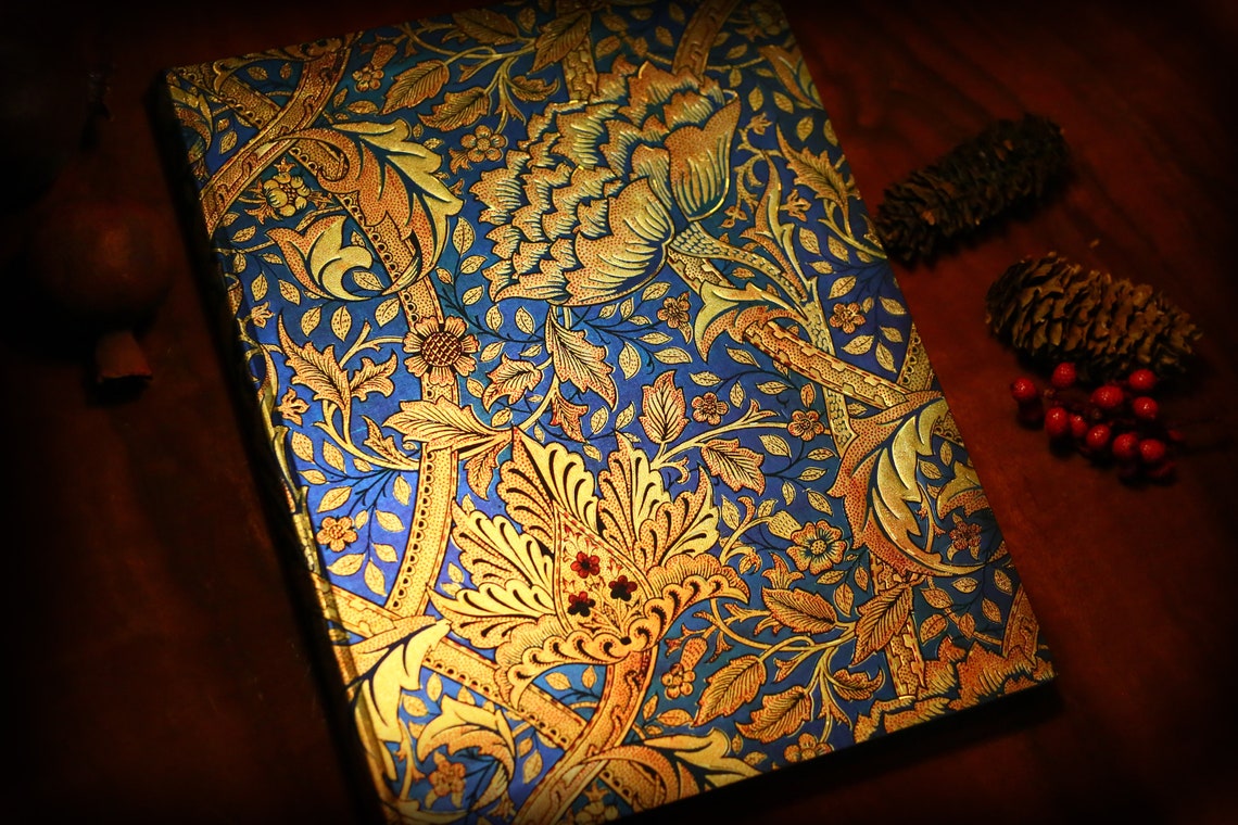 William Morris Windrush Flexibound Journal, Lined, Paperblanks, 9in x 7in