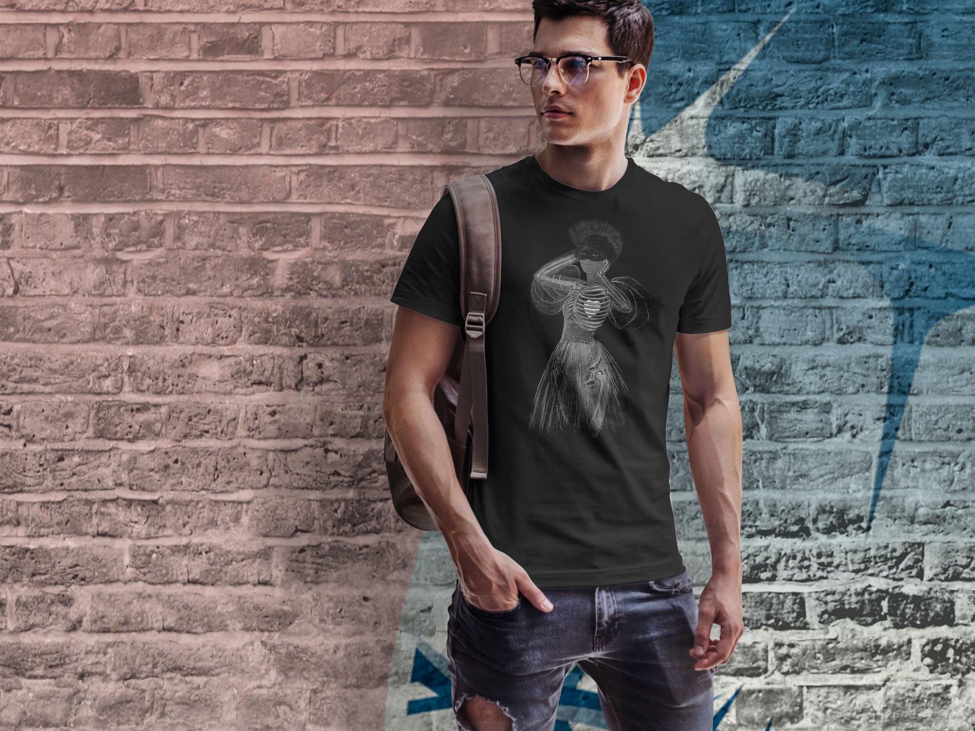 The New Rays, Dark Academia, Gothic, Unisex T-shirt, Available in Multiple Colors