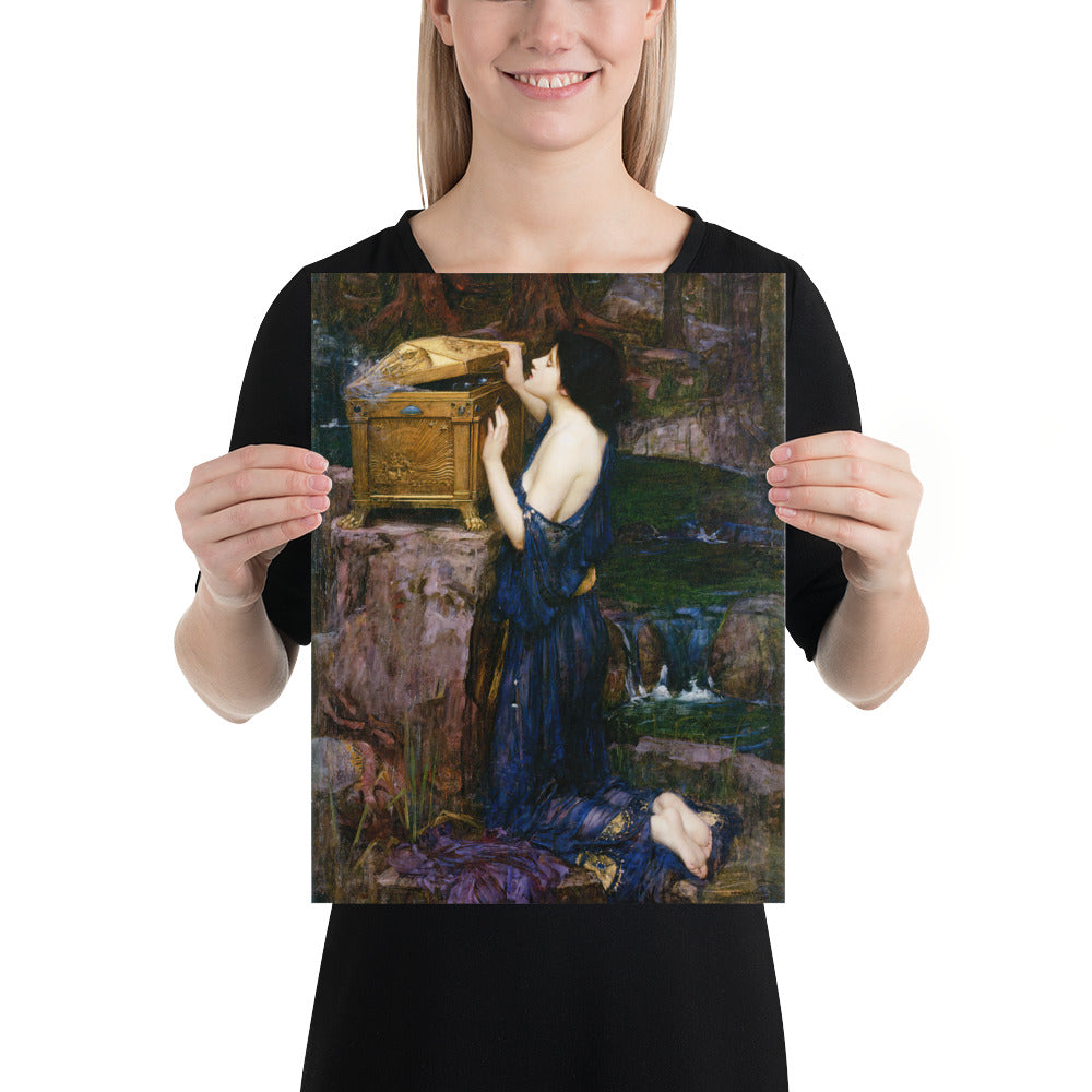 Pandora by John William Waterhouse, Premium Museum Quality Poster, Available in Multiple Sizes