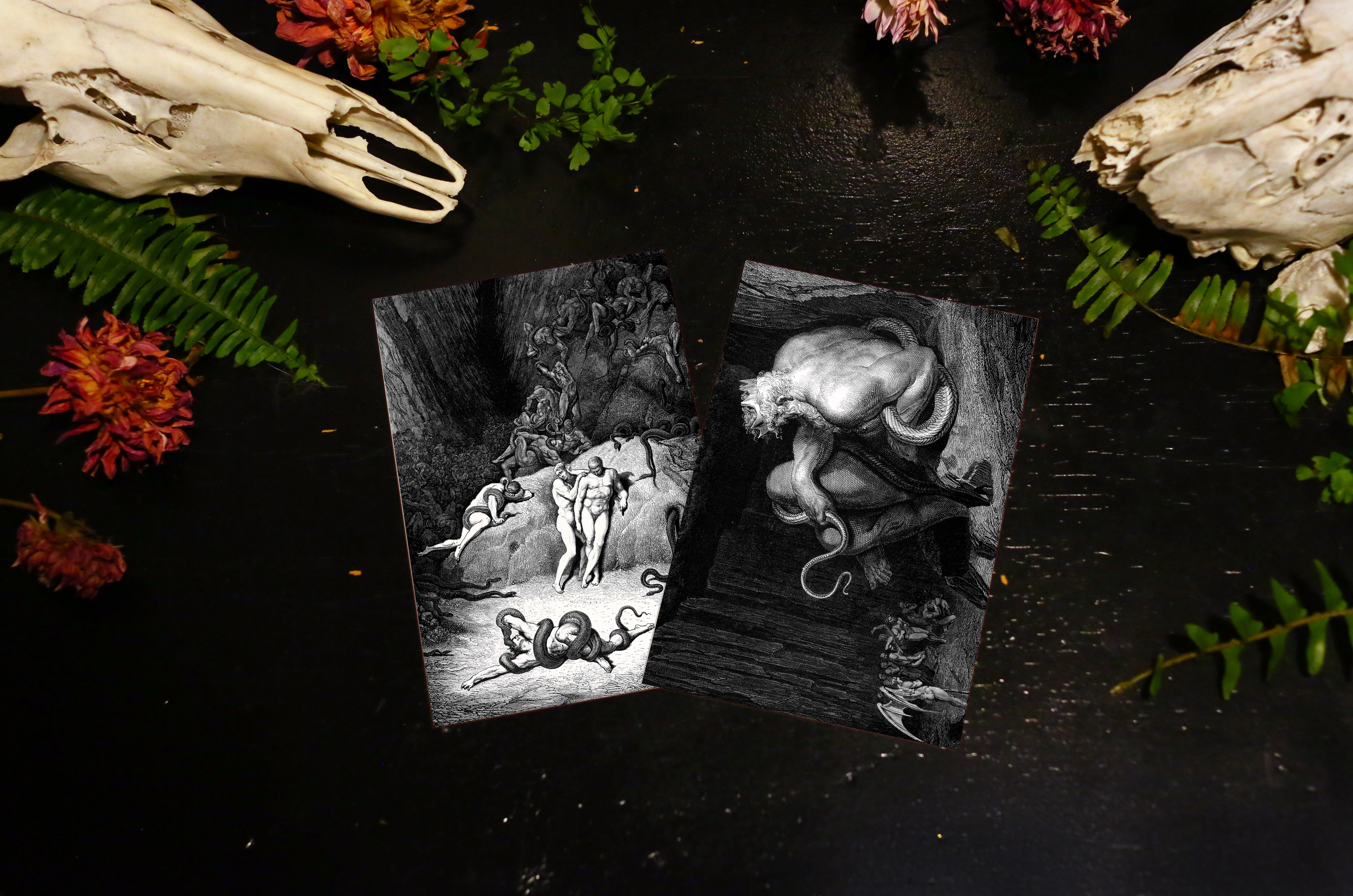 CUSTOM ORDER - Horror Postcards {3 Sets} 4in x 6in